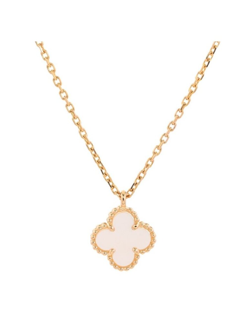 Van Cleef & Arpels Huarpel Necklace Sweet Alhambra